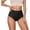 Black, variant on VBEWZET High Waist Ice Silk Seamless Women Panties, Soft Thin Stretchy Triangle Underwear Brown XL