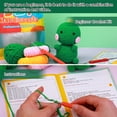 thumbnail image 3 of Crochet Kit for Beginners Cute Animal, Green Dinosaur Crochet kit for Adults and Kids with Step-by-Step Video Tutorials and Yarns, Hook, Accessories & Instruction, Crochet DIY Knitting Supplies, 3 of 10