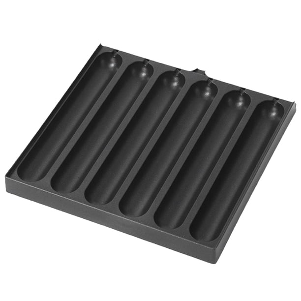 Sartén para Freír Salchichas Molde Calientes Fabricante Maíz DIY 6 Rejillas Hornear Y