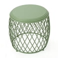thumbnail image 5 of Noble House Finley Iron Round Side Table, Green, 5 of 5