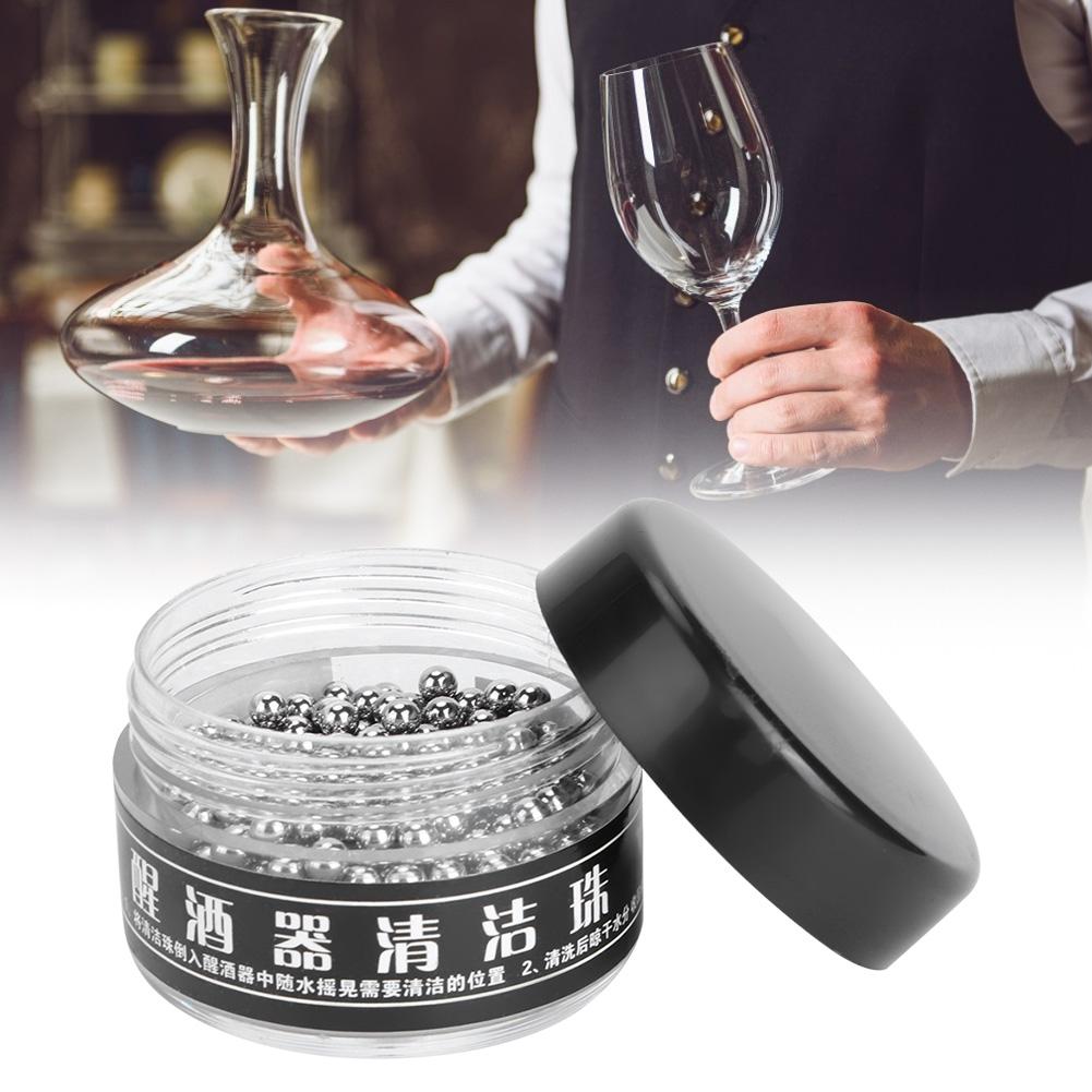 YLSHRF Bottle Cleaning Beads,Bottle Cleaner,500Pcs 3mm Stainless Steel Decanter Cleaning Balls