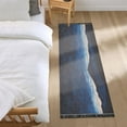 thumbnail image 2 of WOBOGO Night View Of Stars Bedside Long Rug Delicate and Soft Modern Indoor Area Decor Non Slip Carpet for Bed Room Corridor Entrance Balcony, 2 of 8