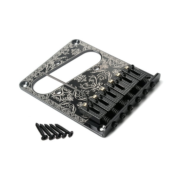 Greeniant Puente de sillín de guitarra eléctrica, Cenicero de cola dura fija, herramienta de entonación, placa de Control, accesorios de instrumentos de Accesorios para instrumentos musicales Greeniant OD025868-00