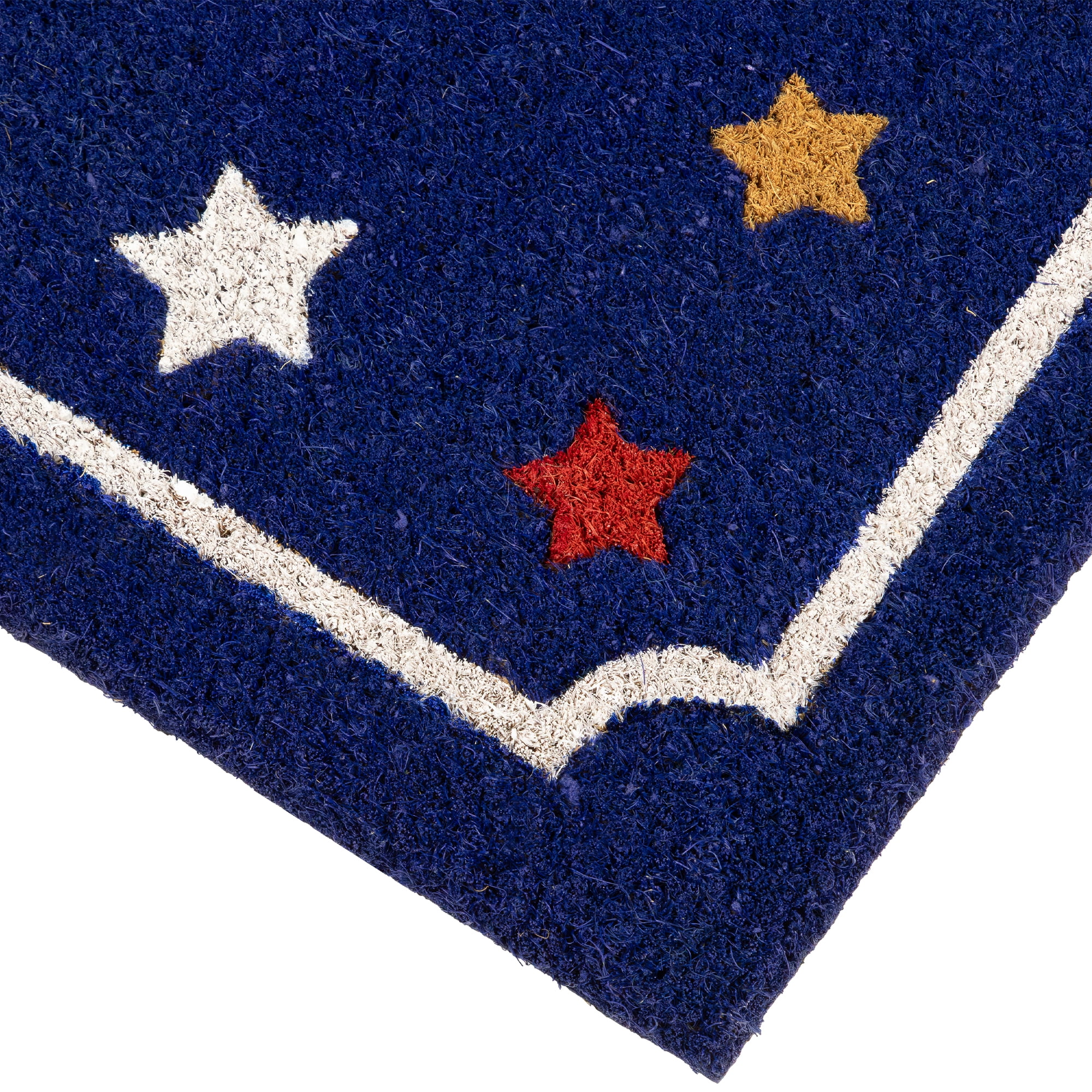 Northlight Blue Coir "Home" Americana Outdoor Doormat 18" x 30"