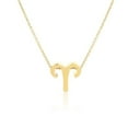 thumbnail image 1 of Constellation Theme Friendship Necklace Creative Comfortable Ins Exquisite Durable Rust-proof Lightweight Fashion Accessory Aries gold, 1 of 6