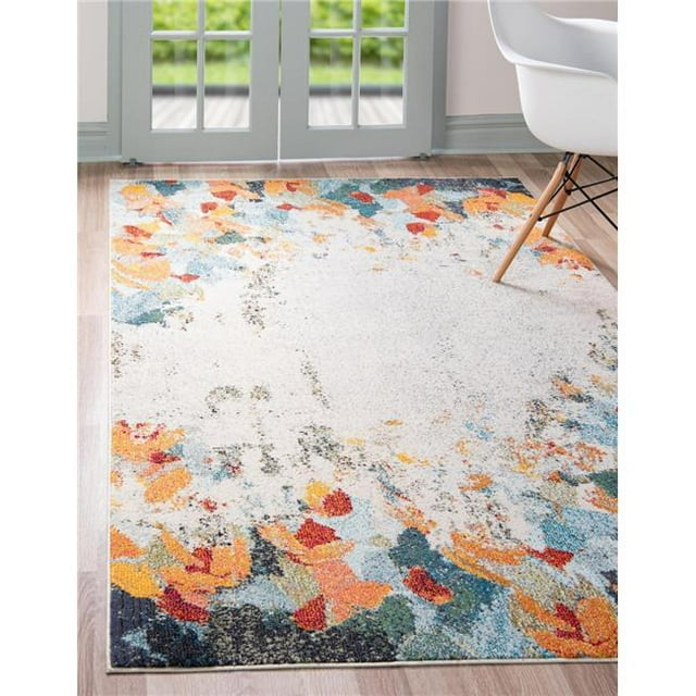 Unique Loom 3146547 6 x 9 Pi Corail Tapis Rectangulaire Chromatique & 44; Multi Couleur