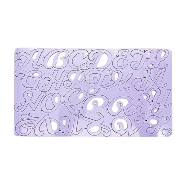 Agiferg Diy Alphabet Number Cake Stamp Unique Fondant Shape Cake Fondant Mold
