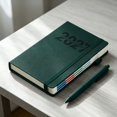 thumbnail image 2 of 2027 Daily Planner, 8.3X5.5" To Do List Hourly Schedule, Soft Cover Journal, Strap Bound Notebook, Time Management Organizer, Daily Schedule Tracker, Tabbed Agenda Book, Productivity Task Planner, 2 of 4