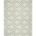 thumbnail image 2 of SAFAVIEH Chatham Eric Geometric Wool Area Rug, Gray/Ivory, 8' x 10', 2 of 8