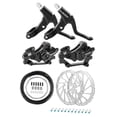 thumbnail image 4 of Bike Disc Brake Sets for 22.2mm Handlebar Front and Rear Brakes Full Set 160mm 12 Ribs, 4 of 9