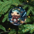 thumbnail image 5 of Ceramics Ornaments Axolotl Lovers Girls Kids Gifts Christmas Ornament Keepsake Cartoon Axolotl Christmas Winter Animals Christmas Tree Decoration Indoor Outdoor Yard Funny Gifts for Women/Men, 5 of 8
