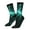 3 Black, variant on Green Lightning Flash Crew Socks for Men & Women, Breathable Casual Athletic Ankle Socks