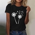 thumbnail image 2 of Kaemgyyd T-Shirt Grande Taille pour Femmes, Mignon, à Imprimé Graphique, Col Rond, Doux, Léger, Manches Courtes, 2 of 4