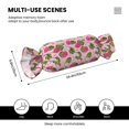 thumbnail image 3 of Salouo Dragon Fruits Pattern Cute Bolster Pillow,Cylindrical Pillow Long Pillow for Bed Round Side Pillow for Knee/Leg/Neck ,- Length 24.4" x 9.8" Diameter, 3 of 8