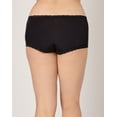 thumbnail image 3 of Maidenform Boyshort One Fab Fit Microfiber Womens Underwear With Lace Stretch Full Coverage sz 5-9 40760, 3 of 8