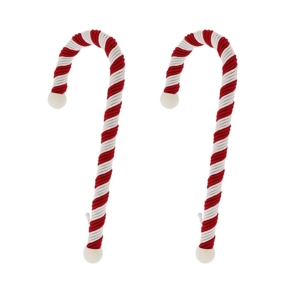 Haute Decor Candy Cane Stocking Holder - 2 Pack - Large
