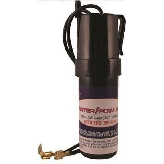 Supco SPP5 Relay Capacitor Hard Start Kit, 300% Increase Starting Torque