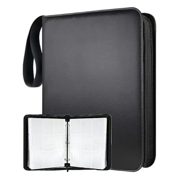 Rwvbm 900-Card Collectible Album-9-Pocket per Page,50-Page Trading Card Binder with 900 Slots,Clear PVC Pages for Sports Trading Cards,Portable Storage Book