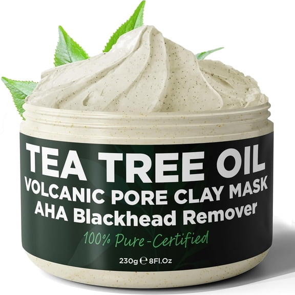 Pore Cleansing Mask with Tea Tree Oil | Blackhead Remover Clay Mask