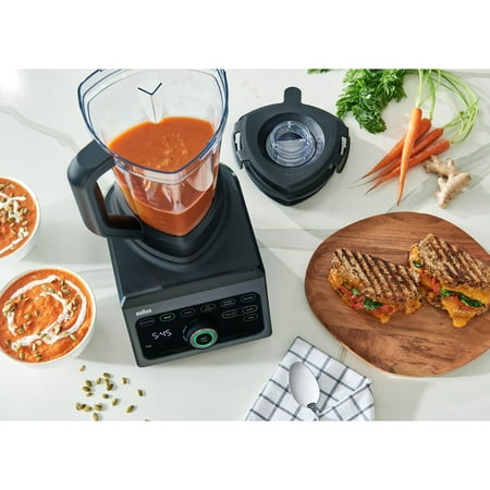 Braun - TriForce Blender with Smoothie2Go - Black