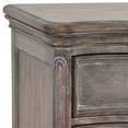 thumbnail image 6 of Bowery Hill Traditional Antique Gray Wood 3-Drawer Nightstand, 6 of 8