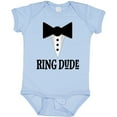 thumbnail image 3 of Inktastic Ring Dude Ringbearer Bridal Party Wedding Boys Baby Bodysuit, 3 of 5