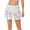 White, variant on Spencer Women's Swim Skirt Bikini Bottom Lace Crochet Swimsuit Waistband Shorts Summer Beach Swimdress (L,Black)