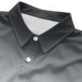 thumbnail image 5 of Men's Lapel Collar Business Shirt Gradient Long Sleeved Button Up Shirts Lapel Collar with Chest Pockets Casual Work Tops Business Shirt, 5 of 8