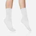 thumbnail image 3 of SHISUYAN 6 Paires de Chaussettes Blanches Blanches Sublimées Chaussettes Imprimables Chaussettes Droites Blanches, 3 of 8