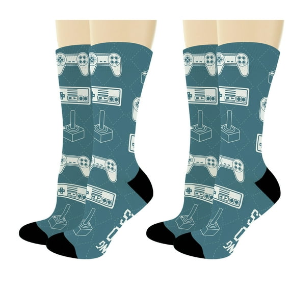 ThisWear Game Themed Gifts for Gamers I'm Playing Video Games Hidden Message Socks 2-Pairs Novelty Crew Socks