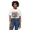 thumbnail image 3 of Floral T-Shirt, Vintage Flowers Tee, Floral Tees, Floral Art Design Shirt, Tee Shirt with Floral Art 3, 3 of 38