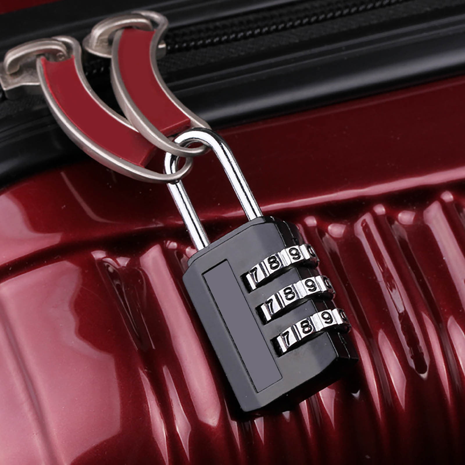 3-Digit Dial Combination Suitcase Luggage Metal Code Password Locks Padlocks 