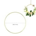 thumbnail image 2 of Metal Craft Rings, DIY Wall Hanging Rings, Wedding Garland Decoration Gold Metal Hoops, Multiple Sizes 5CM-20CM, Durable Sturdy Material for Dream Catchers Wreaths Macrame, 2 of 6