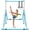green-A2, variant on XHYHWYD Gymnastics Bar Foldable Adjustable Height for Kids with Rings Pink