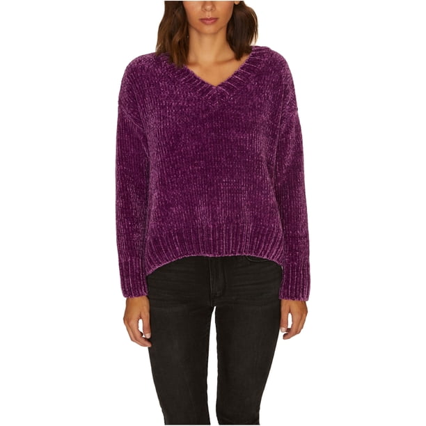 Suéter de chenilla Sanctuary Clothing para mujer morado extragrande