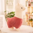 thumbnail image 2 of Lma Alpaca Peluche Muñeca Cojín Esponjoso Decoración Cómodo Relleno 28cm Zulema  Muñeco de peluche de alpaca, 2 of 7