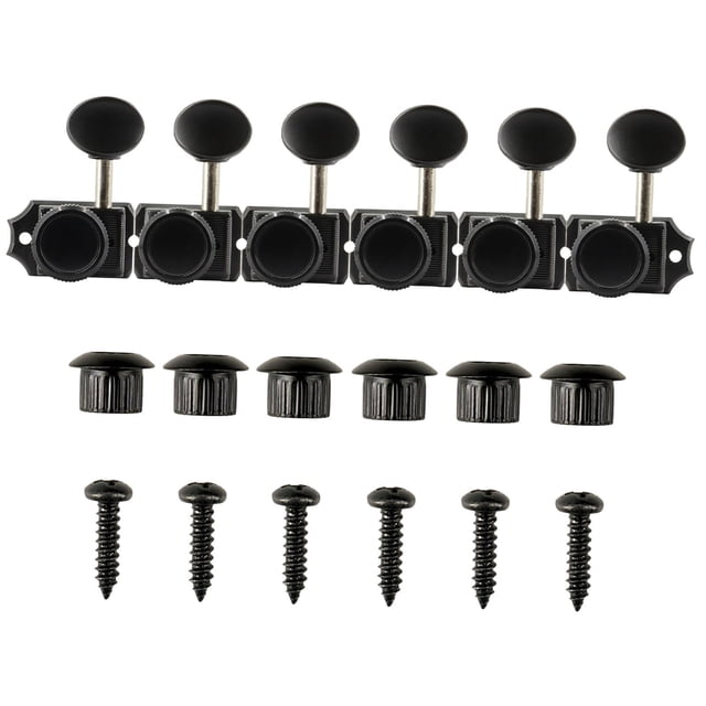 BELOVING 6 in Line Guitar Tuning Pegs Durable for Electric Guitar Machine Heads Knobs