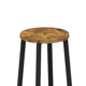 thumbnail image 1 of Juego de mesa de bar de 3 piezas, moderna mesa de bar redonda y taburetes para 2 alturas de encimera de cocina, bistró con tapa de madera, fácil de montar, desayunador, sala de estar, 1 of 2