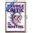 thumbnail image 3 of Rick And Morty - Savage Critic Wall Poster, 22.375" x 34", Framed, 3 of 5