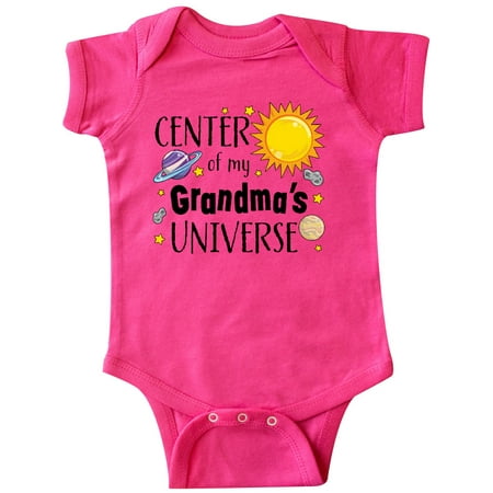 

Inktastic Center of my Grandma s Universe Gift Baby Boy or Baby Girl Bodysuit