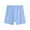 Light Blue, variant on Annhoo Men's Womens Cotton Boyshort Panties Plus Size Breathable High Waisted Briefs Ladies Full Coverage Bottomings