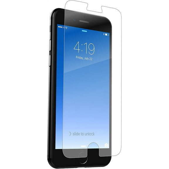 Zagg InvisibleShield Glass  Tempered Glass for iPhone 8, 7, 6s & 6, Clear
