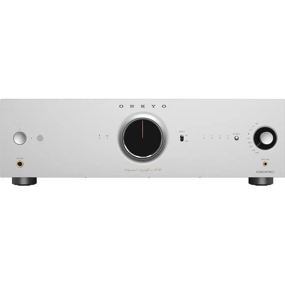 Amplificador A-50 ONKYO 110W RMS Wi-Fi Bluetooth RCA AirPlay 2 Chromecast Plata