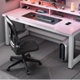 thumbnail image 3 of Shelf Game Office Desks Bedroom Single Modern Simplicity Office Desks Write Table Escritorio Ordenador Work Furniture QF50OD My Lux Decor Round, 3 of 15