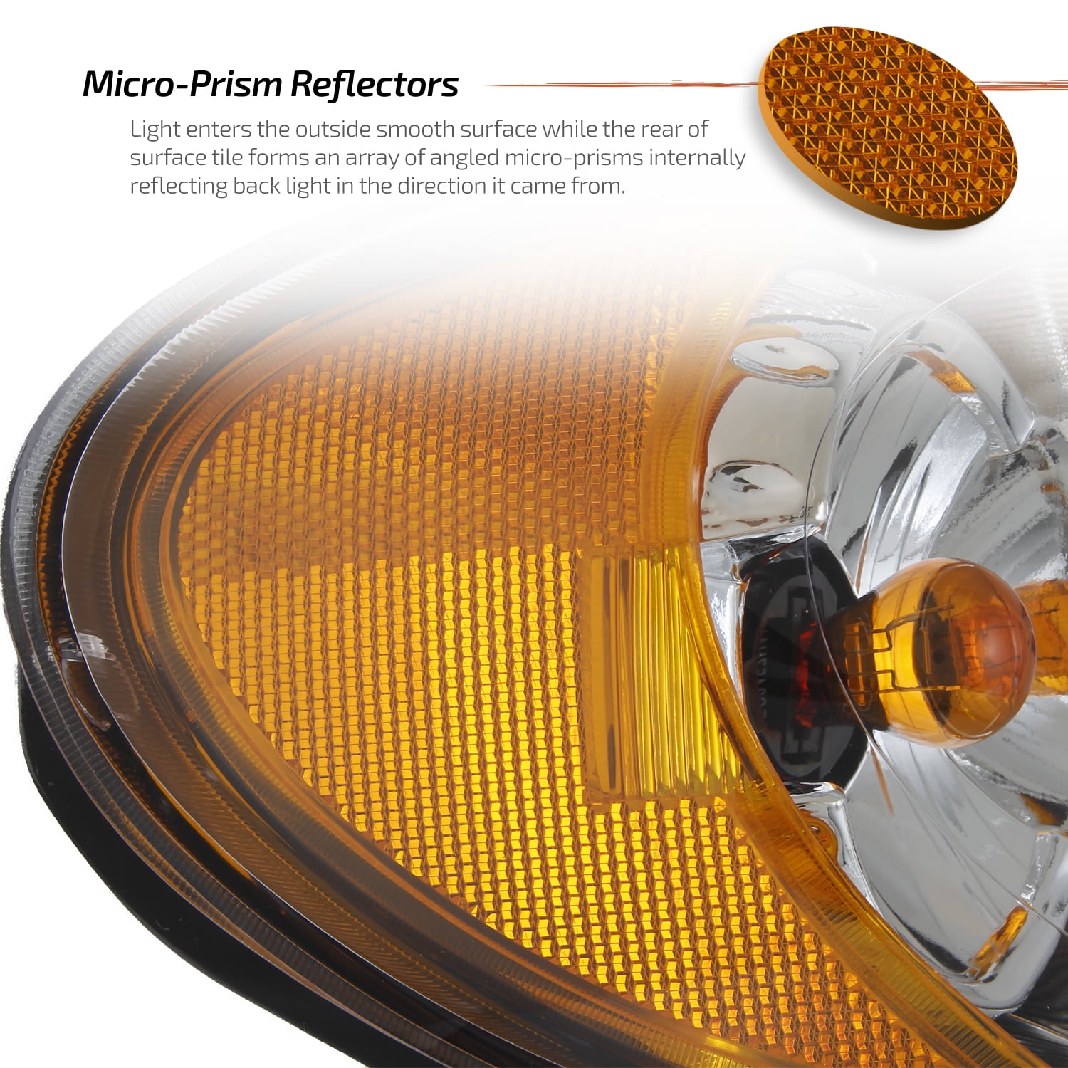 AKKON - OE Style Chrome Headlights For 2005-2007 Chrysler Town & Country Passenger Right Side Assembly
