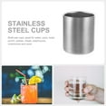 thumbnail image 3 of Minkissy Stainless Steel Coffee Cup for Home Use Multi-Use Silver 1Pack, 3 of 5