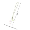 thumbnail image 2 of BEADCEST 2Ud Lanyard Cadena Con Charm Floral Para Colgar Móvil Llaves O Auto, 2 of 8