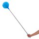 thumbnail image 4 of Plumero telescópico con mango extensible, lavable, reutilizable, para techos altos, telarañas y ventiladores, para uso doméstico, color azul cielo., 4 of 6