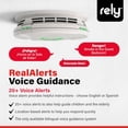 thumbnail image 5 of Rely RealAlerts 10-Year Battery Smoke Alarm with Voice Alerts and LED Warning, 1 Pack, 5 of 7