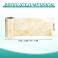 thumbnail image 2 of Uxcell Wood Grain Wallpaper Border 5" x 16.4ft Textured Frame Sticker, Yellow Jade, 2 of 7